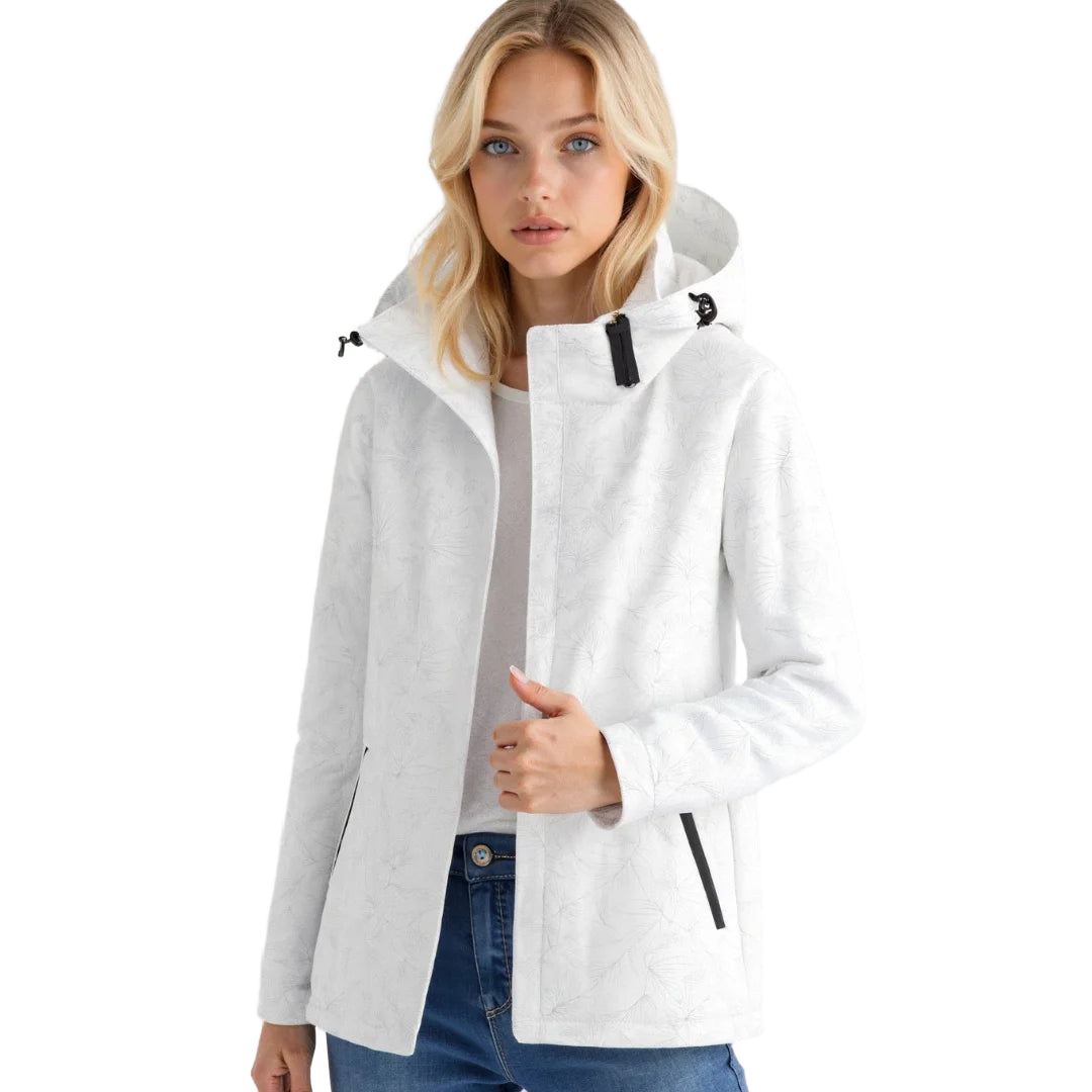Damen Wind und Regenjacke mit Kapuze