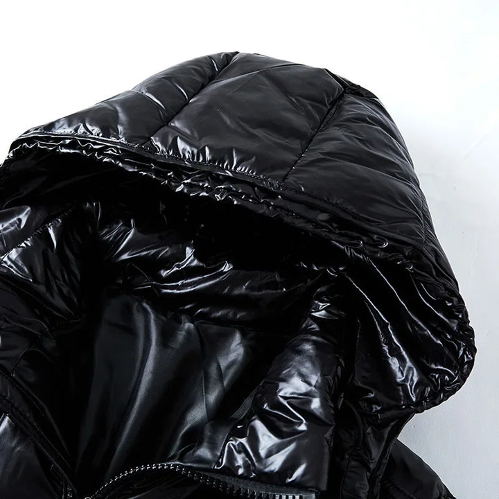 Damen Winter Daunenjacke mit Kapuze