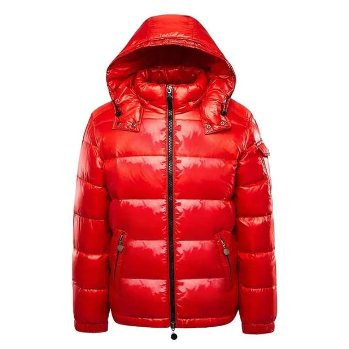 Damen Winter Daunenjacke mit Kapuze