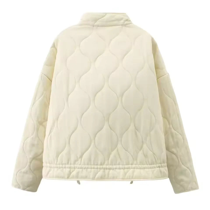 Damen Jacke mit Stehkragen und Taschendetails