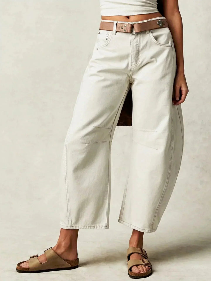 Damen Jeans im Fassschnitt