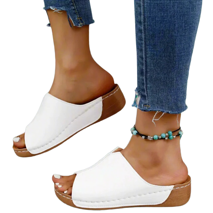 Damen Orthopädische Pantoletten mit Stützfunktion