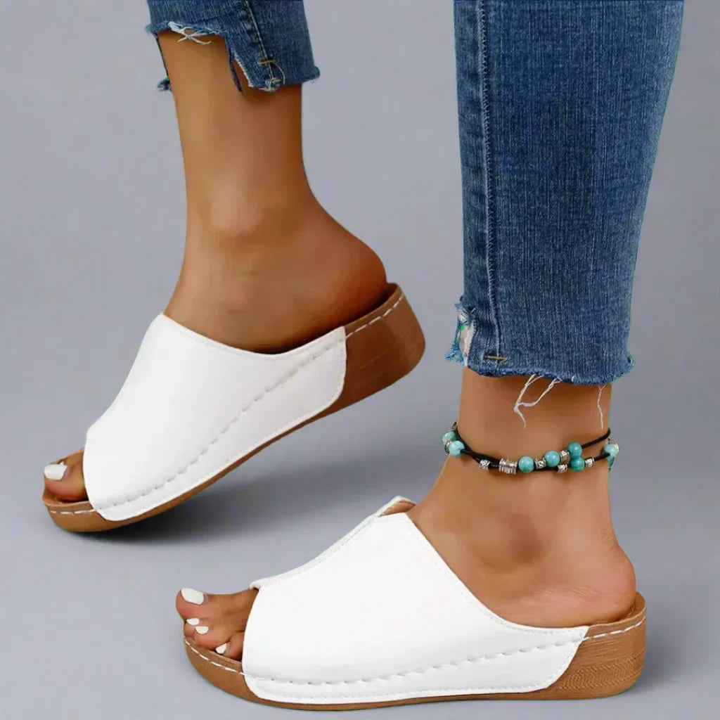 Damen Orthopädische Pantoletten mit Stützfunktion