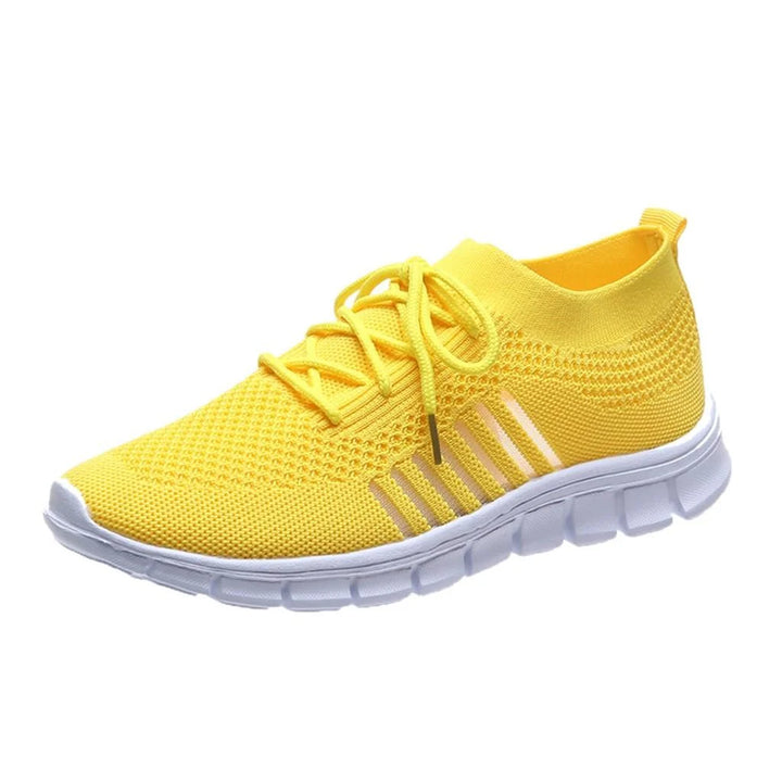 Orthopädische Damen Sneakers aus atmungsaktivem Netz, bequem und unterstützend. Perfekt für den Alltag oder sportliche…