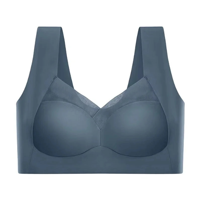 Damen Push-Up BH nahtlos mit breiten Trägern aus angenehmem Material in schlichtem Design