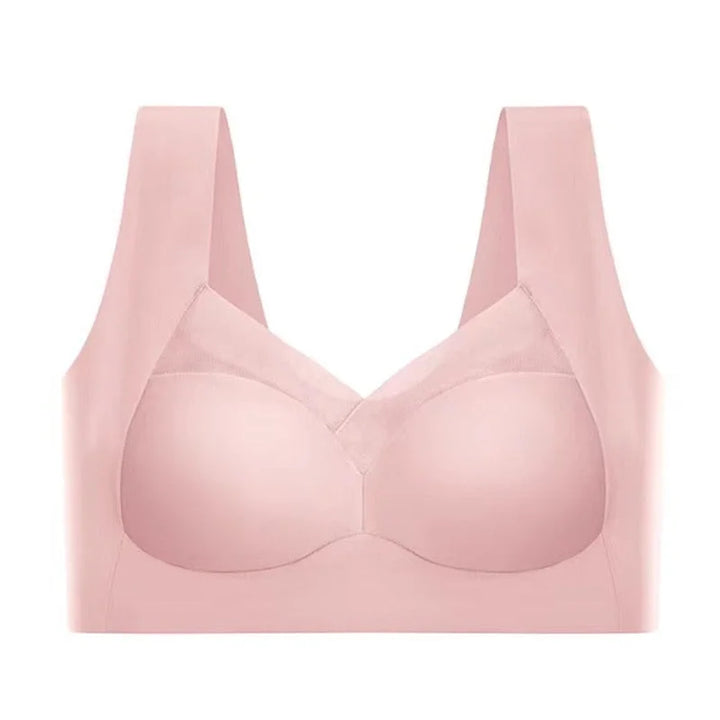 Damen Push-Up BH aus nahtlosem Material mit breiten Trägern, schlichtes und bequemes Design