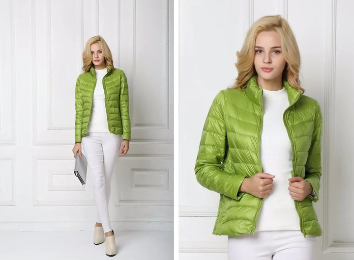Damen Daunenjacke mit Reißverschluss