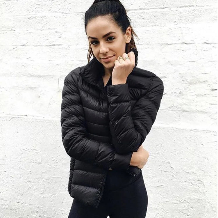Damen Daunenjacke mit Reißverschluss