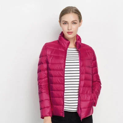 Damen Daunenjacke mit Reißverschluss