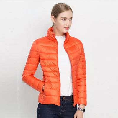 Damen Daunenjacke mit Reißverschluss