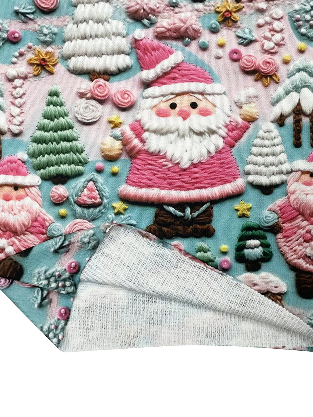 Damen Weihnachtspullover mit 3D-Motiv, langen Ärmeln und weichem Material für komfortable Feiertagsmode.