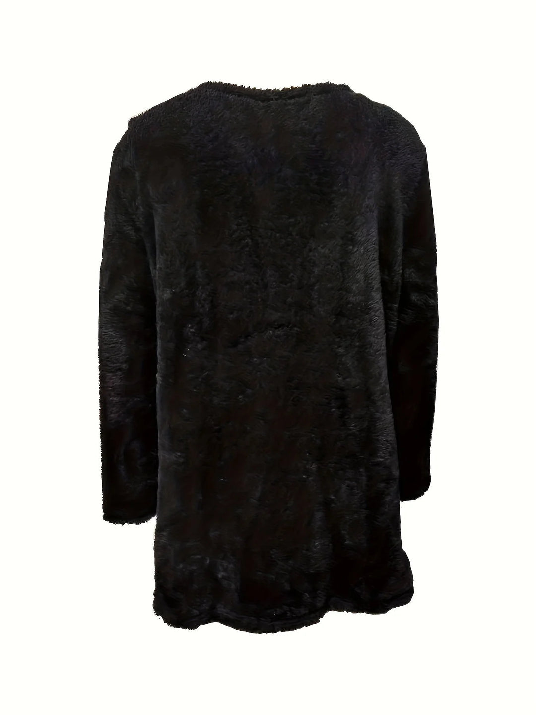 Damen Weihnachtspullover mit Taschen, Rundhalsausschnitt, aus weichem Strickmaterial, mit festlichem Muster.