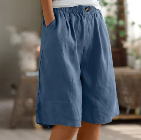 Damen Weite Freizeitshorts mit elastischem Bund