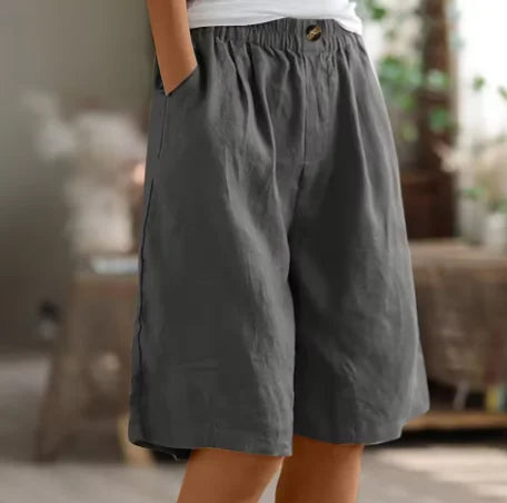 Damen Weite Freizeitshorts mit elastischem Bund