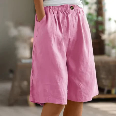 Damen Weite Freizeitshorts mit elastischem Bund