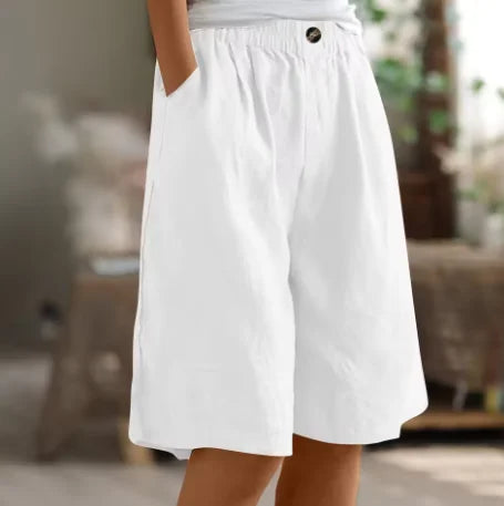 Damen Weite Freizeitshorts mit elastischem Bund