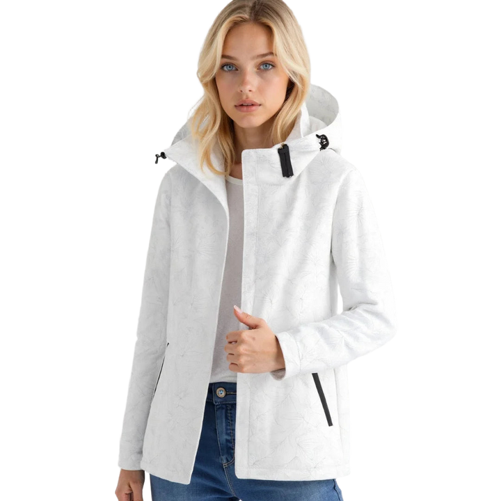 Damen Wind und Regenjacke mit Kapuze