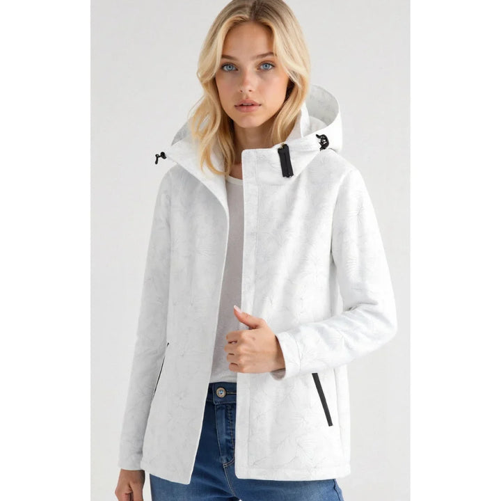 Damen Wind und Regenjacke mit Kapuze