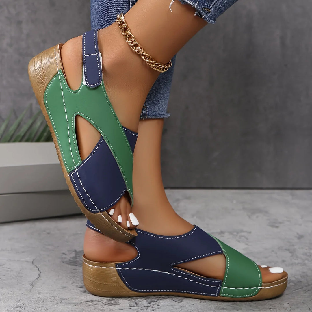 Orthopädische Damen Wandersandalen aus atmungsaktivem Material mit Klettverschluss für hohen Tragekomfort und optimale…